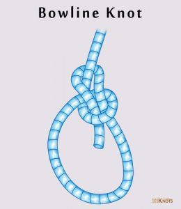 Bowline Knot | 101Knots Square Knot Tutorial, Tie A Square Knot, Lanyard Knot, Scout Knots, Bowline Knot, Friendship Knot, Reef Knot, Knot Tutorial, Decorative Knots