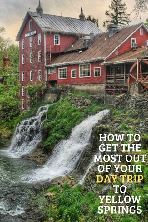 Ohio Waterfalls, Day Trips In Ohio, Ohio Hiking, Ohio Attractions, Yellow Springs Ohio, Ohio Destinations, Ohio Vacations, Ohio Travel, Best Weekend Getaways