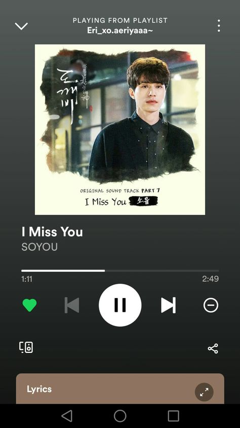 Music Playlist, I Miss You, I Missed, Miss You, You And I, Incoming Call Screenshot, The Originals, Music