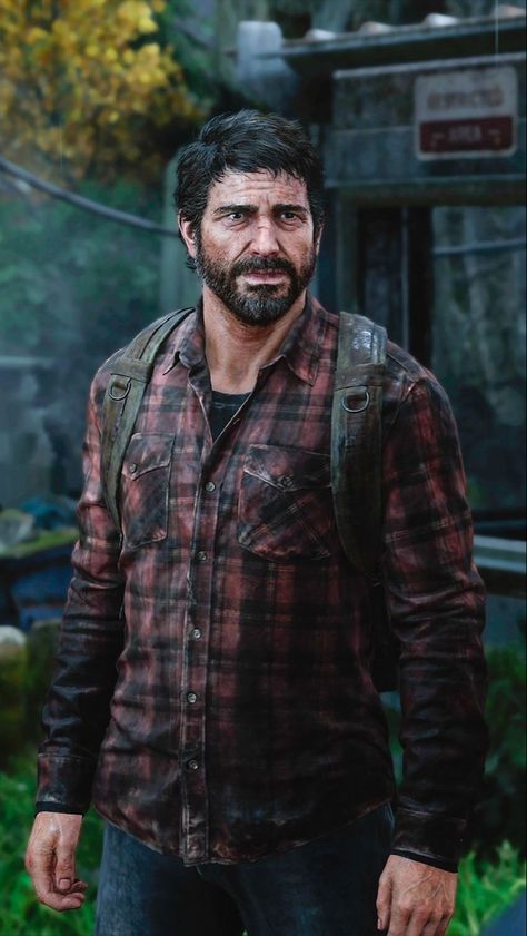 Joel Miller in the game. Joel Tlou, The Last Of Us Joel, Joe Miller, Gamer Stuff, Hot Fan, Fan Drawing, Joel Miller, Father Daughter Relationship, 1 Y 2