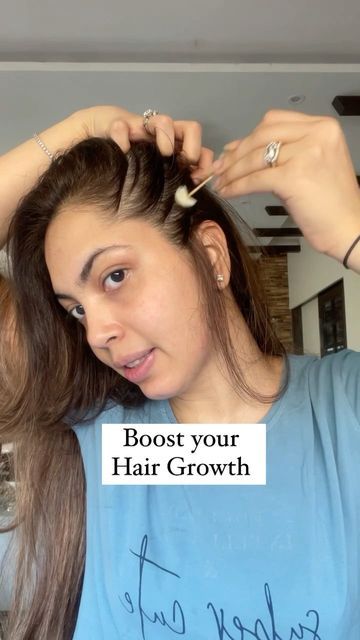 Aashna on Instagram: "Boost your Hair growth on patches that hair grows slower. Take some garlic on a toothpick half way and dip in some castor oil and apply. Massage for 5-10 mins and wash wit with shampoo and conditioner after 20 mins. I have been trying this for hair growth in a while and this has been working for me. Do try and let me know. Why garlic ? Raw garlic is rich is vitamin C is great for promoting hair health. It boosts collagen production that stimulates hair growth. Garlic h Garlic For Hair Growth, Instagram Boost, Castor Oil For Hair Growth, Raw Garlic, Castor Oil For Hair, Boost Hair Growth, Maintaining Healthy Hair, Healthy Hair Tips, Stimulate Hair Growth