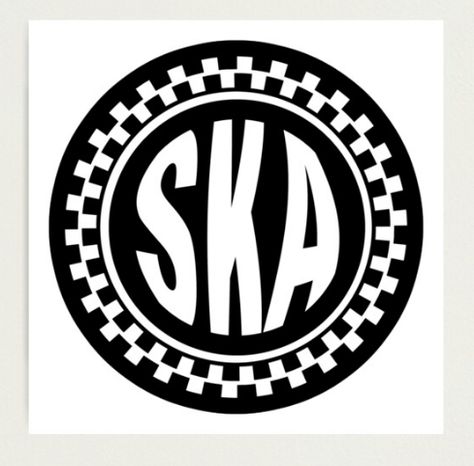 Ska Music Stamp Ska Wallpapers, Ska Music, Punk Tattoo, Lion Tattoo Sleeves, Ska Punk, Music Logo Design, Dark Art Tattoo, Music Tattoos, Music Logo