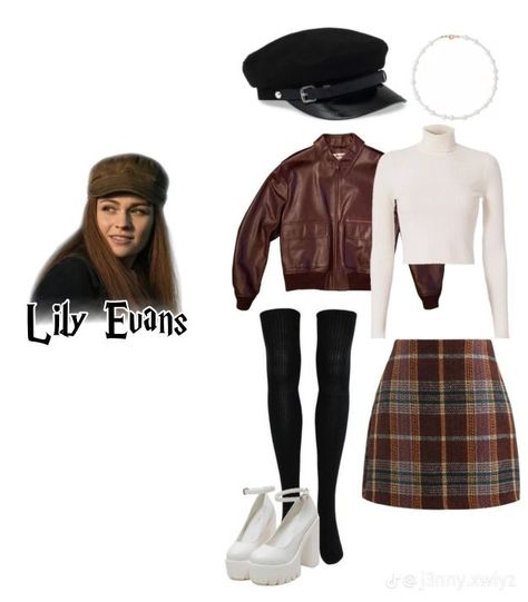 Lily Evens Aesthetic Outfit, Lily Potter Outfit, Marauders Outfit Ideas, Marauders Aesthetic Outfits, Marauders Inspired Outfits, Lily Evans Outfit, Marauders Clothes, Marauders Cosplay, Marauders Era Outfits