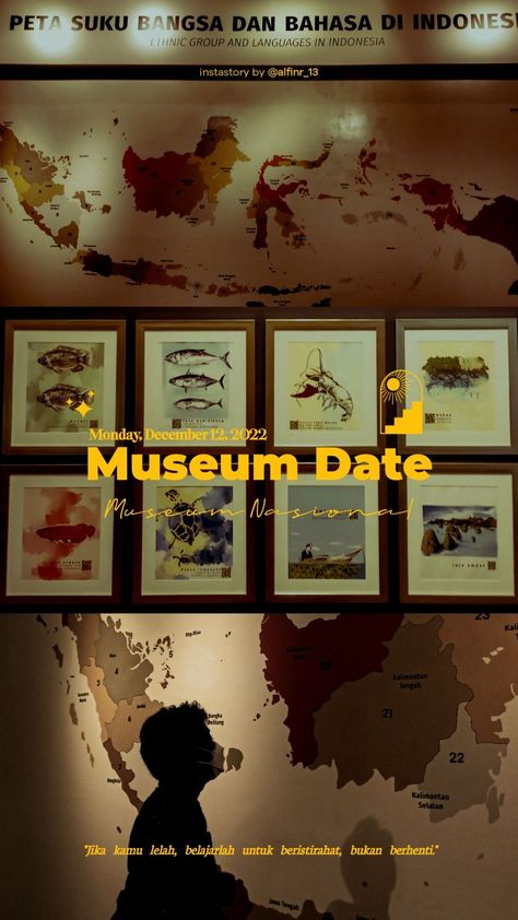 In Museum Nasional#Museum_Instagram_Story_Ideas #Museum_Post_Ideas #Graphic_Design_Instagram_Story #Museum_Story_Instagram Ig Story Ideas For Artists, Museum Instagram Story Ideas, Museum Post Ideas, Museum Ig Story, Museum Instagram Story, Museum Photo Ideas, Museum Layout, Collage Typography, Instagram Museum