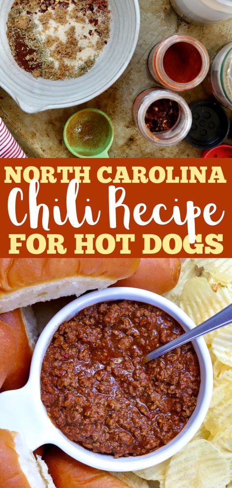 Heinz Chili Sauce Uses, Easy Hot Dog Chili Recipe, Hotdog Chili Recipe, Chili Without Beans, Chili Cheese Burger, British Cooking, Hot Dogs Recipes, Bean Chili Recipe, Chili Cheese Dogs