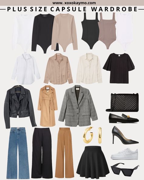 2023 Plus Size Capsule Wardrobe, Curvy Capsule Wardrobe Plus Size, Plus Size Apple Shape Fall Outfits, Office Dresses For Women Plus Size, Plus Size Mama Fashion, Plus Size Outfit Formulas, Capsule Plus Size Wardrobe, Plus Size Fall Wardrobe Capsule, Plus Size Business Casual Capsule Wardrobe