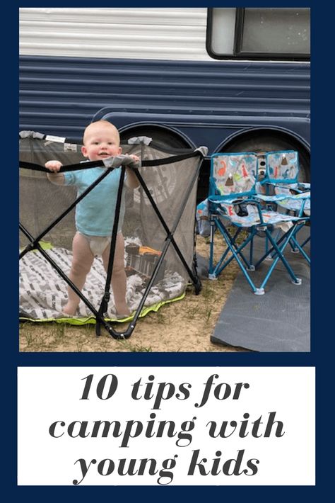 Camping With Young Kids, Camping Hacks With Toddlers, Camping With A One Year Old, Camping Must Haves For Kids, Camping With Toddlers Hacks, Baby Camping Essentials, Camping With A Toddler, Camping With Baby, Things To Take Camping