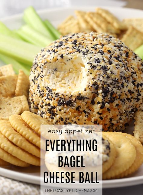 Cheeseball Recipes Vegetarian, Turkey Cream Cheese Ball, Cheese Ball Everything Bagel, Everything Cheese Ball Recipes, Everything But The Bagel Cheese Ball, Epicure Cheese Ball, Chess Ball Recipe, Cheese Ball Gift Packaging, Pepperoni Cheese Ball Recipes