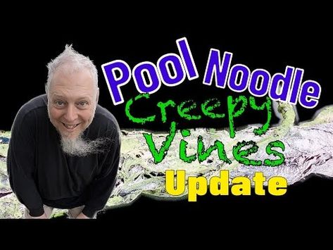 Pool Noodle vines progress 7/14/22 - YouTube Pool Noodle Lizard, Pool Noodle Tree Branches, Pool Noodle Tentacles, Pool Noodle Installation, Pool Noodle Seaweed, Pool Noodle, Spray Foam, Diy Pool, Pool Noodles