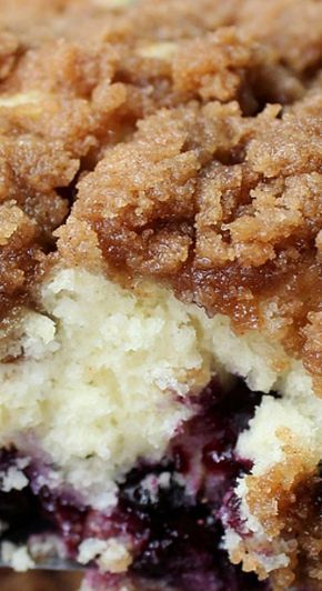 Quick Coffee Cake, Blueberry Desserts Recipes, Cake Blueberry, Brown Cake, Blueberry Crumb Cake, Breakfast Coffee Cake, Breakfast Quick, Coffee Cake Recipes Easy, Blueberry Breakfast Cake