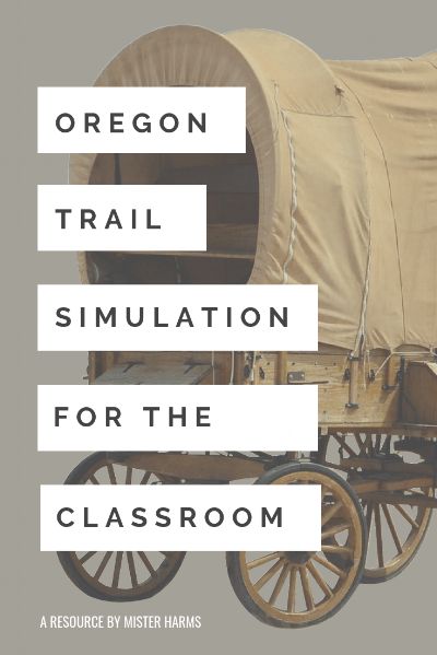 OREGON TRAIL CLASSROOM SIMULATION — misterharms.com Oregon Trail Unit Study, Oregon Trail Activities, History Homeschool Curriculum, Westward Expansion, 4th Grade Social Studies, 5th Grade Social Studies, Homeschool Social Studies, The Oregon Trail, Social Studies Elementary