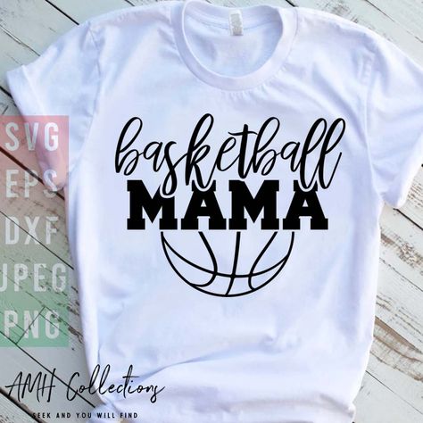 Basketball Vinyl Shirt Ideas, Basketball Mom Shirt Ideas, Basketball Mom Svg, Basketball Mom Shirts, Mom Shirt Svg, Mom Pride, Sports Mom Shirts, Basketball Svg, School Spirit Shirts