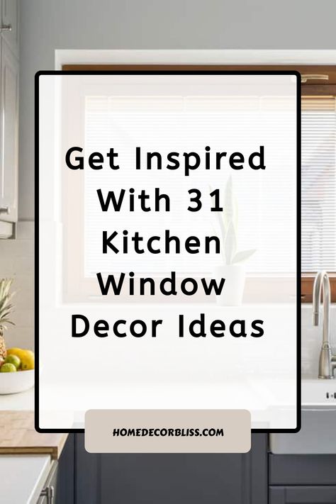 Bring a breath of fresh inspiration into your kitchen with these 31 stunning window decor ideas. From cozy curtains to elegant valances, there's a style for every taste. Let natural light and chic designs transform your space effortlessly. White Kitchen Window Treatments, Kitchen Window Dressing Ideas, Valance Ideas Kitchen, Unique Kitchen Window Treatments, Decor Over Kitchen Window, Curtains Kitchen Window Ideas, Modern Kitchen Curtain Ideas Above Sink, Kitchen Window Styling, Valence Ideas