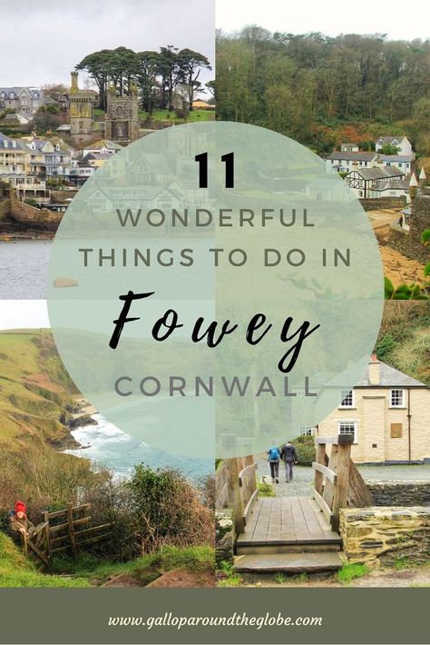 11 Things to Do in Fowey, Cornwall - Gallop Around The Globe Cornwall Looe, Cornwall Travel, Looe Cornwall, Fowey Cornwall, Things To Do In Cornwall, Cornwall Holiday, Devon Cornwall, Lost Gardens Of Heligan, Uk Holiday