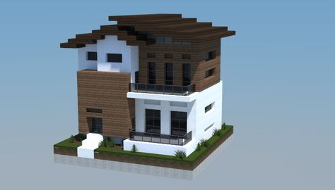 16x16 Modern House 1, creation #5766 Minecraft House Floor Plans, Minecraft Modern Mansion, Modern Traditional House, Minecraft Building Blueprints, Modern Minecraft, Minecraft City Buildings, Minecraft Houses Blueprints, City Inspiration, Bangunan Minecraft