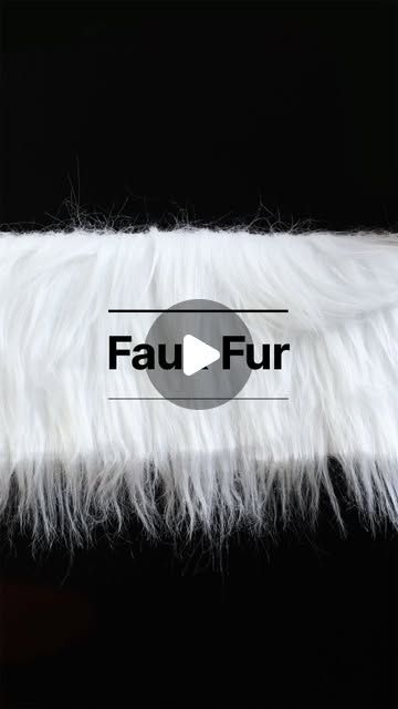 Craft Fur, Learning To Sew, Fur Fabric, Machine Sewing, Fur Fabrics, Learn To Sew, Faux Fur, Embroidery, Sewing