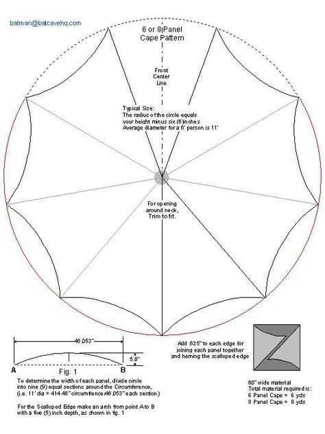 Batman 8 panel movie cape pattern Cape Diy, Diy Costumes For Boys, Character Props, Diy Batman, Batman Diy, Diy Cape, Batgirl Cosplay, Cape Pattern Sewing, Batman Cape