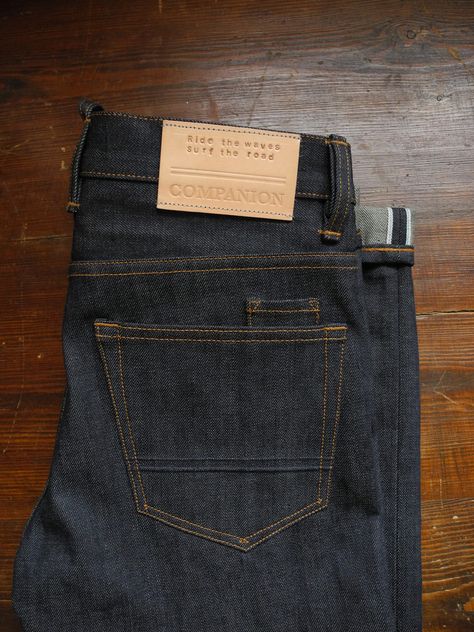 companion denim custom jeans 18 Denim Details Menswear, Denim Jeans Menswear, Denim Pocket Details, Mens Jeans Fit, Jeans Pocket, Jeans Details, Selvage Denim, Custom Jeans, Jean Pockets