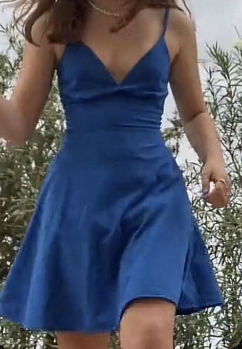 #adventure Party Dress Flowy, Beach Wedding Guest Dress Short, Blue Dress Casual Short, Flowy Blue Dress Short, Short Blue Summer Dress, Middle School Dance Dresses Blue, Dark Blue Party Dresses, Navy Blue Semi Formal Dresses, Blue Dress Simple Casual