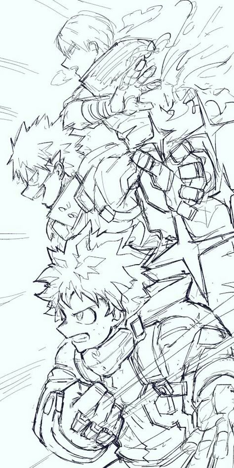 Deku Reference Drawing, Mha Drawings Deku, All Might Drawing Sketch, My Hero Sketches, Anime Comic Drawing Sketches, Deku Art Sketch, Mha Lineart, My Hero Academia Art Sketch, My Hero Academia Sketches