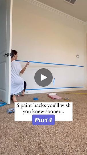 4.9K views · 37 reactions | 145_Painting soon Save these for your next project! #paint #diyhome #homeimprovement #homedecor | Simplykatielynn | Simplykatielynn · Original audio Painters Tape Design Wall, Painters Tape Wall, Paint Tips And Tricks, Painters Tape Design, Tape Wall, Paint Tips, Wall Paint Designs, Design Hack, Wood Trim