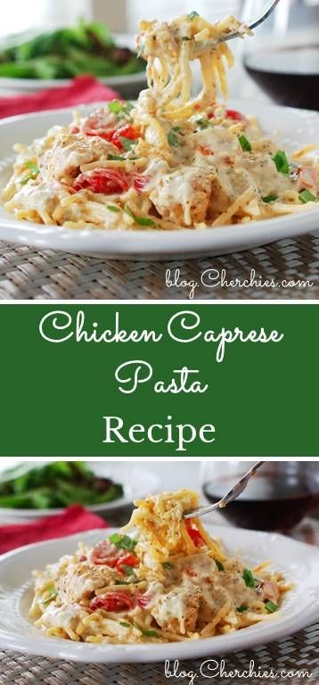 Chicken Caprese Pasta Recipe Caprese Pasta Recipe, Chicken Caprese Pasta, Chicken Caprese Recipe, Turkey Dinners, Momma Mia, Spring Friends, Chicken Caprese, Chicken And Pasta, Main Dish Casseroles