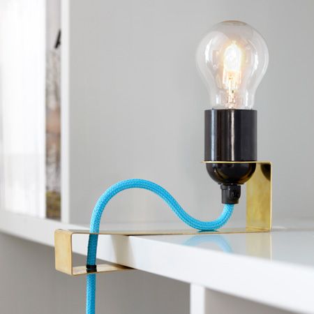 andreas martin-lof Le Manoosh, Clamp Light, Edison Bulb Lamp, Shelf Lamp, Diy Table Lamp, Lampe Metal, Clamp Lamp, Clip Lamp, Desk Lamp Office