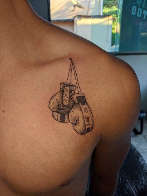 Mma Gloves Tattoo, Gym Rat Tattoo Ideas, Kickboxing Tattoos For Women, Mma Tatoos Ideas, Boxing Tattoo For Women, Mma Tatoos, Boxing Tattoo Ideas, Fighter Tattoo Woman, Boxing Tattoo Ideas For Men