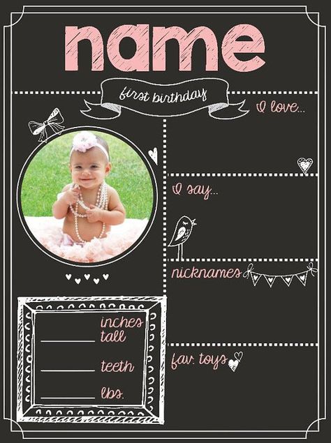 Announce your child's first birthday in style with a custom Baby Welcome Board! This high quality, large (24" x 18") Baby Welcome Board is the perfect gift to get & can even be used after the birth of your little bundle of joy!  Dimensions: 24 in x 18 in CUSTOM ORDER your PURCHASE LISTING @ StrawberryNotes Etsy shop https://etsy.me/2MrPIpu First Birthday Ideas, First Birthday Board, Baby Welcome, Welcome Board, Baby's First Birthday, Welcome Boards, Birthday Keepsakes, Birthday Board, Bundle Of Joy