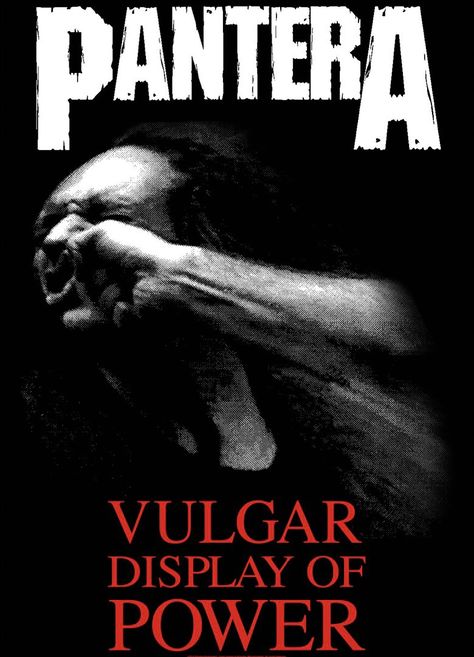 Pantera Poster, Vulgar Display Of Power, Pantera Band, Arte Heavy Metal, Rock Poster Art, Power Wallpaper, Rock Band Posters, Band Poster, 8bit Art