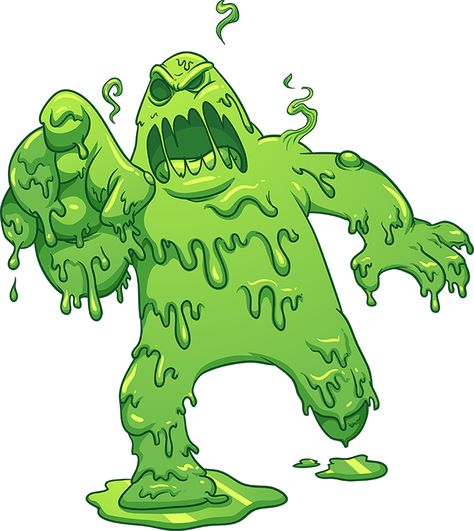 slime monster. inspirational element Monsters Vs Aliens, Monster Drawing, Monster Illustration, Vector Graphics Design, Cartoon Monsters, Green Monsters, Vector Character, Character Concept, Vector Graphics