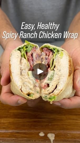 Freezable Wraps Lunches, Spicy Ranch Chicken, Spicy Ranch Sauce, Healthy Chicken Wraps, Chicken Wrap Lunch, Food For Kidney Health, Spicy Ranch, Ranch Sauce, Fat Food