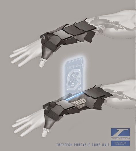 Tech Gauntlet, Scifi Technology, Sci Fi Tech, New Technology Gadgets, Arte Robot, Titanfall, Future Tech, Robots Concept, Robot Concept Art