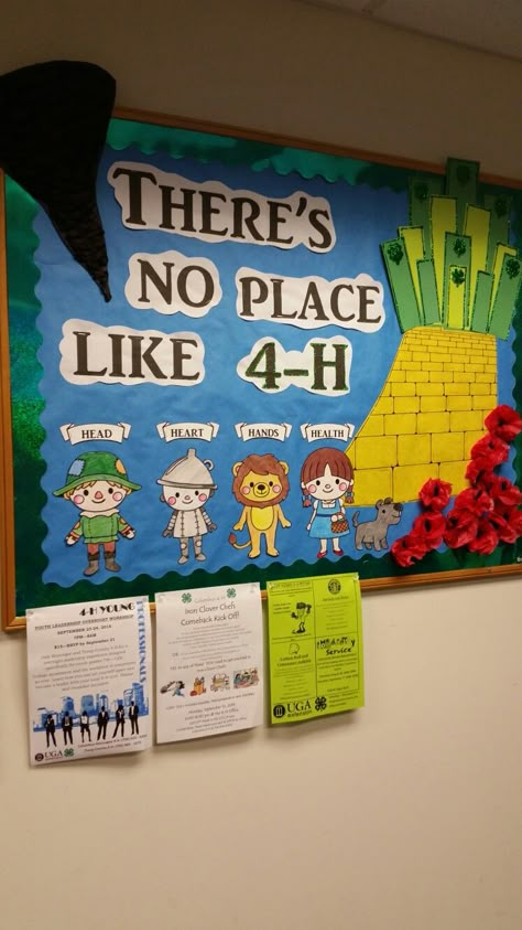 There’s No Place Like 4-H 4-h Promotion Posters, 4-h Themes, 4-h Bulletin Board Ideas, 4-h Booth Ideas, 4h Booth Ideas, 4 H Poster Ideas, 4h Cloverbud, 4h Quotes, 4h Shirts