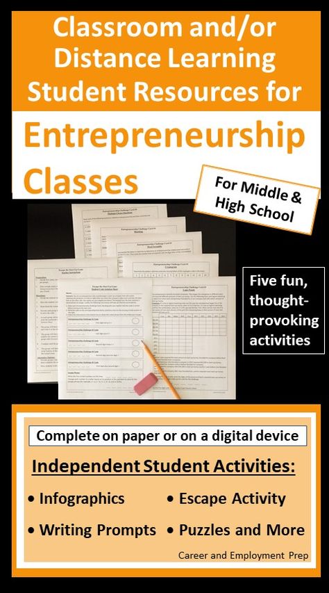 Activities For Classroom, Classroom Organization High School, Puzzle Activities, Logic Puzzle, Career Exploration, Student Resources, High School Classes, Lesson Planning, Business Entrepreneurship