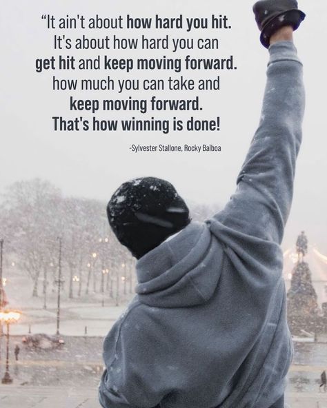 Sylvester Stallone on Instagram: “KEEP MOVING FORWARD 😎” Sylvester Stallone Quotes, Rocky Balboa Poster, Rocky Quotes, Rocky Balboa Quotes, Rocky Poster, Motivational Photos, Canvas Wall Art Living Room, Motivational Movie Quotes, Rocky Balboa