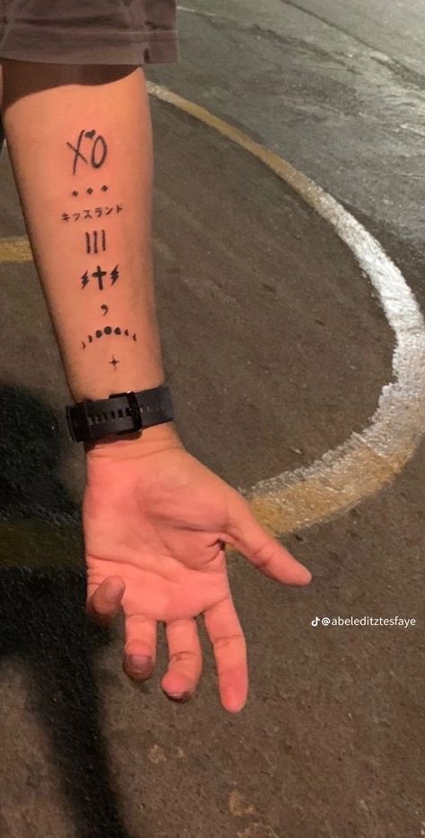 The Weeknd Album Tattoo, The Weekend Tattoo Xo, The Weeknd Symbol, Xotwod Tattoo, Xo Tattoo The Weeknd, Xo Symbol, Weekend Tattoo, The Weeknd Tattoo, Xo The Weeknd