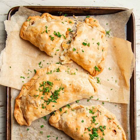 Vegan Pasty Recipe, Pasty Recipe, Pasties Recipes, British Recipes, Cornish Pasties, Vegan Lunches, Pastry Flour, Hand Pies, Favorite Comfort Food