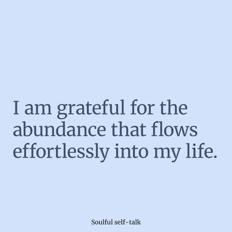 Gratitude is the key to abundance and joy. 🌸✨ Every day, I choose to focus on the blessings around me, big or small. Being grateful shifts my mindset and attracts more positivity into my life. 🙏 When we appreciate what we have, we open ourselves to receiving even more. Each moment is an opportunity to express gratitude, to grow, and to reflect on the beauty and lessons life brings. 💖 Today, I stand in thankfulness for all the love, support, and abundance flowing my way. Let gratitude ... Grateful Vision Board, I Am Grateful Quotes, Grateful Quotes, Gratitude Affirmations, Self Talk, Expressing Gratitude, I Am Grateful, Manifestation Quotes, Daily Affirmations