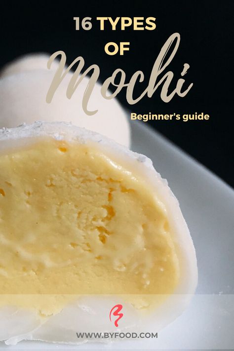 Plain Mochi Recipe, Mochi Japan, What Is Mochi, Mochi Recipes, Japanese Mochi, Dessert Cart, Melon Recipes, Custard Ice Cream, Mochi Recipe