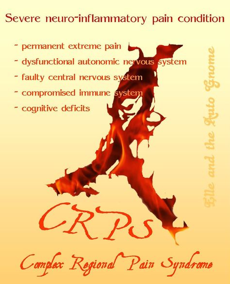 Flaming ribbon info poster- photoshop saved Complex Migraine, Crps Awareness, Complex Regional Pain Syndrome, Autonomic Nervous System, Orange Ribbon, Invisible Illness, Chronic Disease, Awareness Ribbon, Nerve Pain