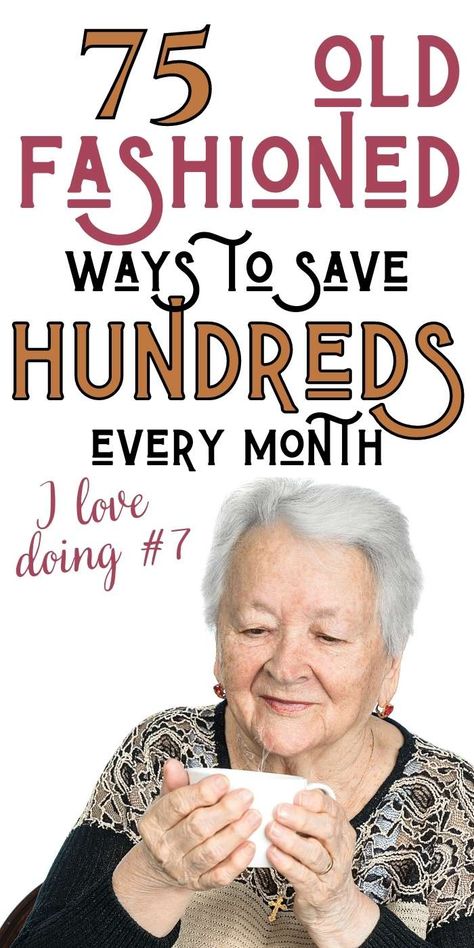 Old Fashioned Living, Living Cheap Saving Money, Aesthetic Money, Money Saving Ideas, Manifestation Money, Frugal Habits, Saving Money Frugal Living, Money Frugal, Frugal Lifestyle