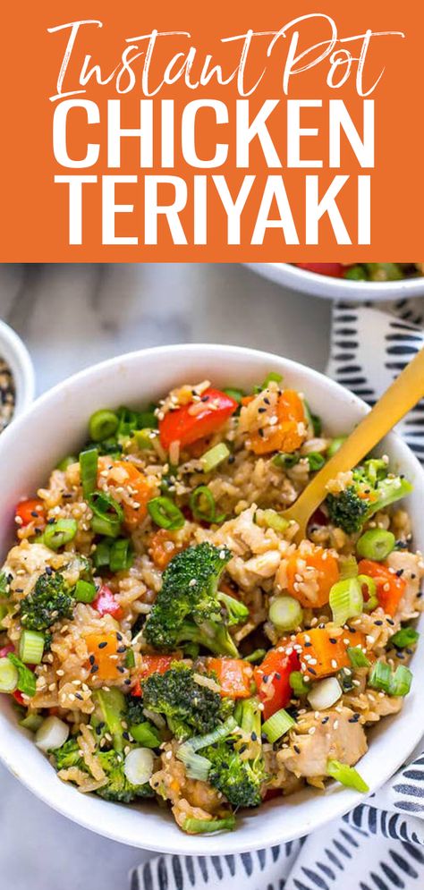 Teriyaki Chicken Bowls, Instant Pot Teriyaki Chicken, Teriyaki Chicken Bowl, Rice Broccoli, Teriyaki Chicken And Rice, Delicious Meal Prep, Chicken Bowls, Chicken Teriyaki, Fry Sauce