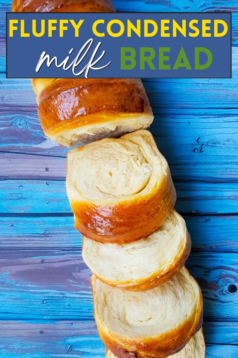 Fluffy Homemade Bread Recipe, Sweet Fluffy Bread, Fluffy Bread In A Pan, Super Soft Homemade Bread, Homemade Bread Sweet, Buttery Milk Bread, Fluffy Bread Made With Condensed Milk, One Loaf Bread Recipe Simple, American Bread Recipes