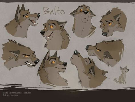 Balto And Jenna, Balto Film, Dog Emotions, Canine Art, Characters Design, Anime Wolf, Wolf Dog, Wolf Art, Arte Fantasy