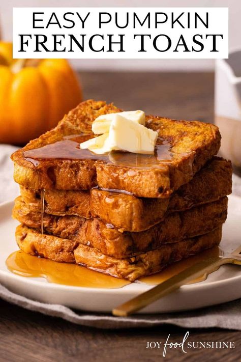 Fall Breakfast Ideas, Pumpkin Waffles Recipe, Cruffin Recipe, Pumpkin Breakfast Recipes, Fall Recipes Breakfast, Easy French Toast Recipe, Pumpkin Breakfast, Pumpkin French Toast, Fall Brunch