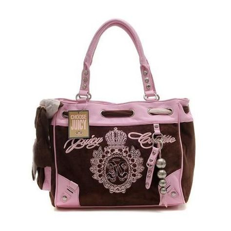 Pink and Brown Juicy Bag Juicy Bag, Blue Nike Air, Nike Air Max Mens, Mulberry Bag, Juicy Couture Purse, Juicy Couture Handbags, Brown And Pink, Couture Handbags, Queen Crown