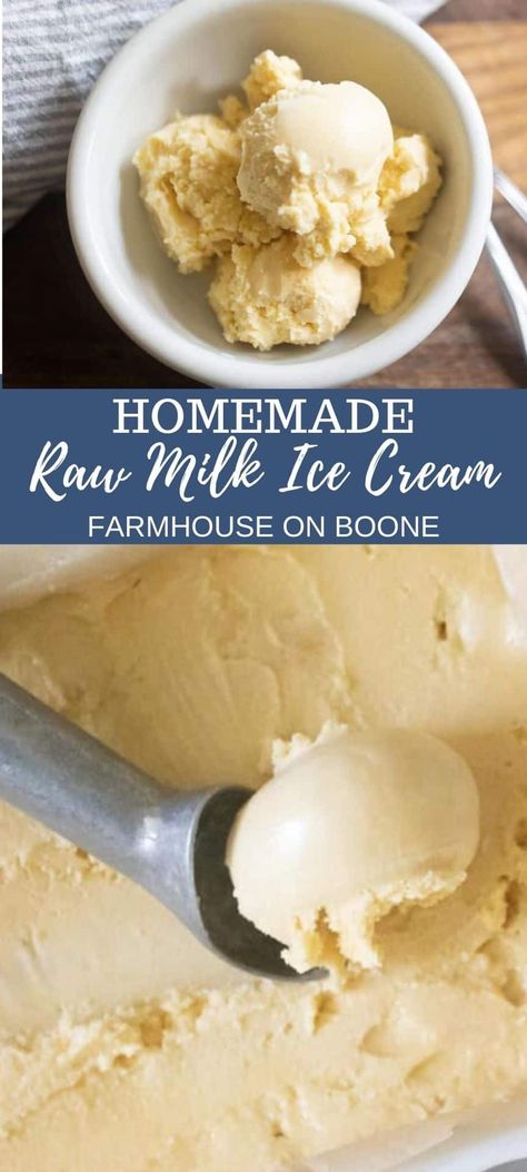 Creamy, homemade, raw-milk ice cream couldn’t be easier. It all starts with raw dairy, blended with rich pastured eggs, sweetened with honey or maple syrup, and deepened with a splash of vanilla. Homemade Ice Cream With Honey, Amish Homemade Ice Cream, Honey Vanilla Ice Cream, Goats Milk Ice Cream Recipe, Honey Sweetened Ice Cream, Raw Ice Cream Recipe, Ice Cream Maker Vanilla Ice Cream, Homage Ice Cream, Make Ice Cream Without Ice Cream Maker