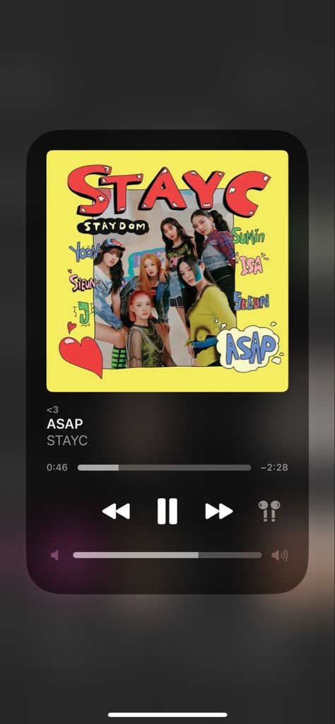 stayc asap spotify <3 Asap Stayc, Stayc Asap, K Pop, Songs, Iphone, Music, Pins