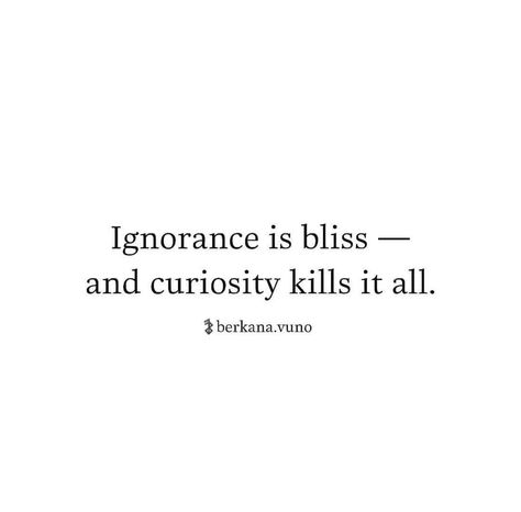 Ignorance Is Bliss Quotes, Ignorance Is Bliss, Bliss Quotes, Personal Quotes, Journal Prompts, Quotes Deep, It Hurts, Life Quotes, Feelings